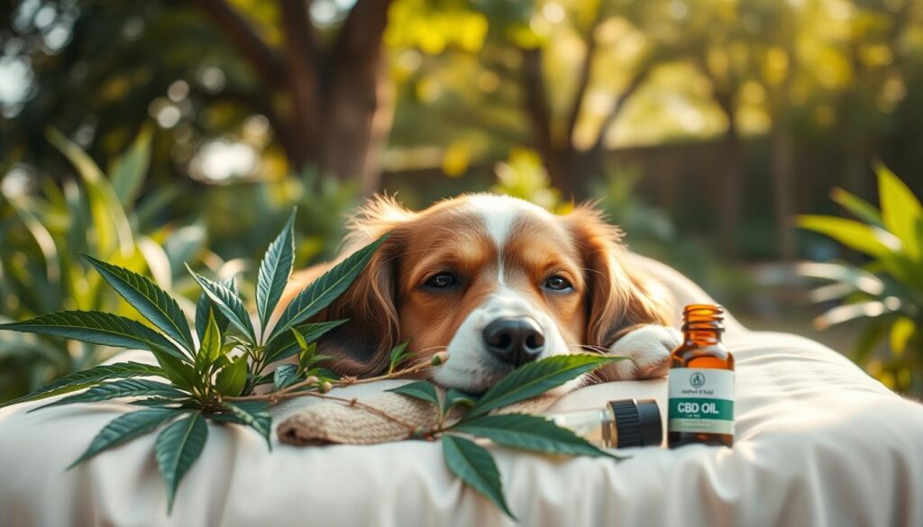 bienfaits huile CBD chien