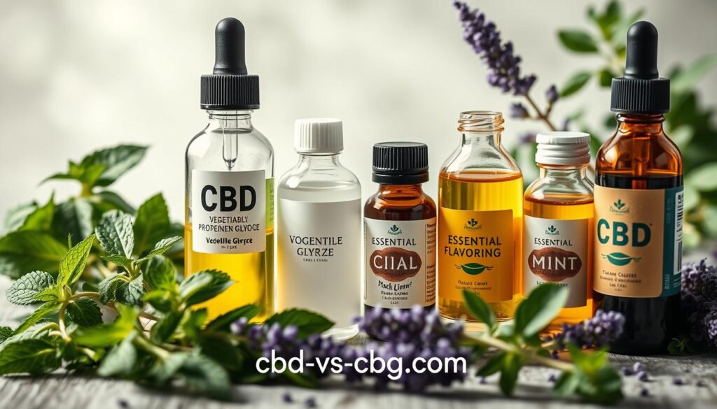 ingrédients E-liquide CBD