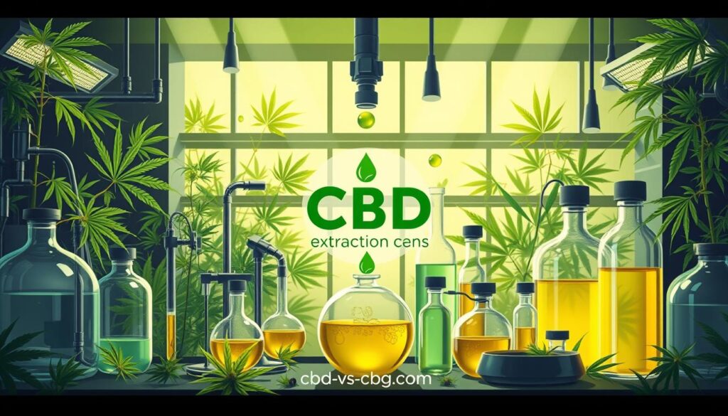 méthodes d'extraction CBD