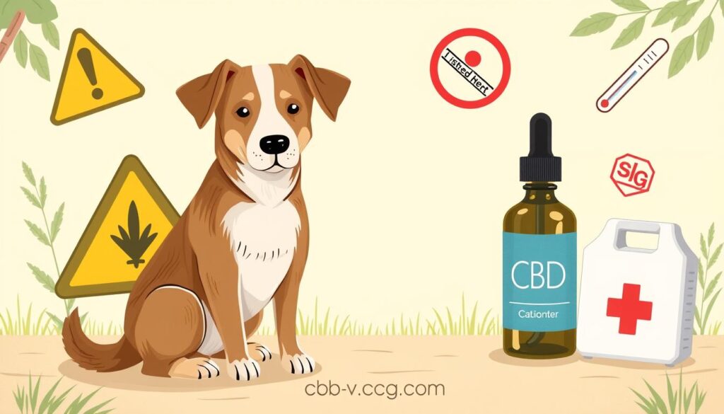 précautions huile CBD chien