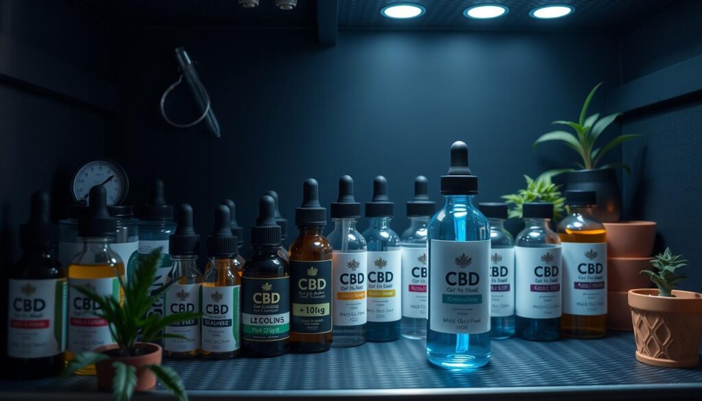 stockage E-liquide CBD