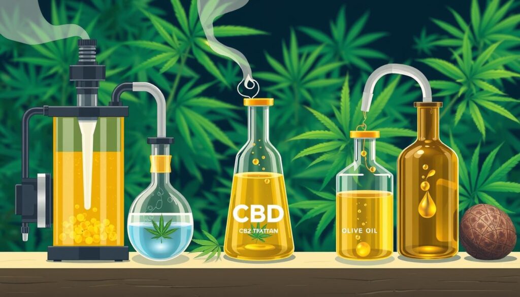 méthodes d'extraction CBD